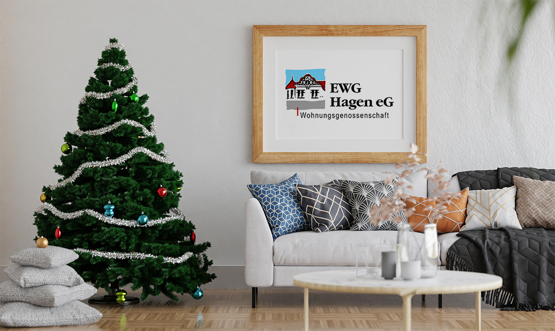 Weihnachtsbaum der EWG Hagen eG